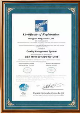 Certificat de certification